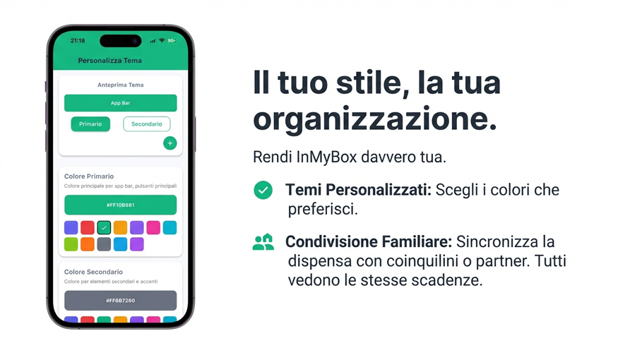 Personalizzazione temi