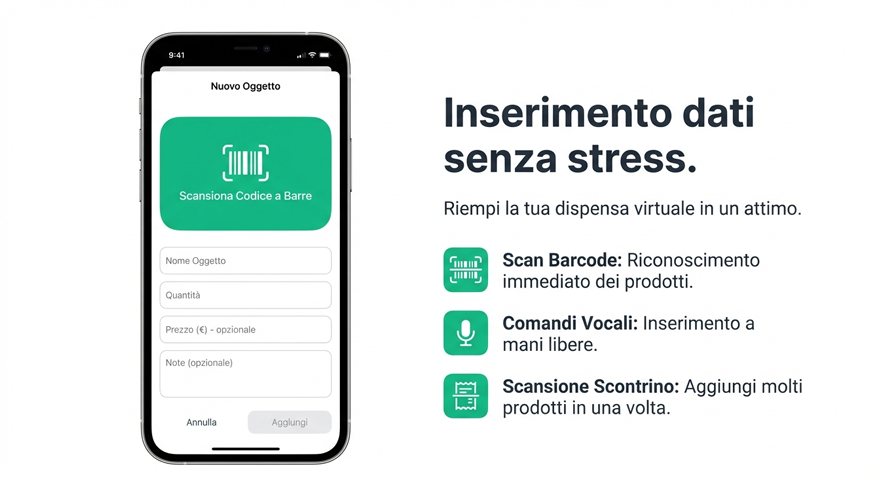 Inserimento dati rapido